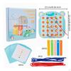 Threading Board HandEye Coordination Fine Motor Skill Toy Focus Training Stringing for