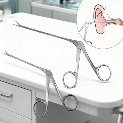 Neue Ohr-Nasenreiniger-Zange Pinzetten-Spitze Endoskop Ohrenschmalzentferner Tierärztliche Pinzette Pinzette Kurze Pinzette