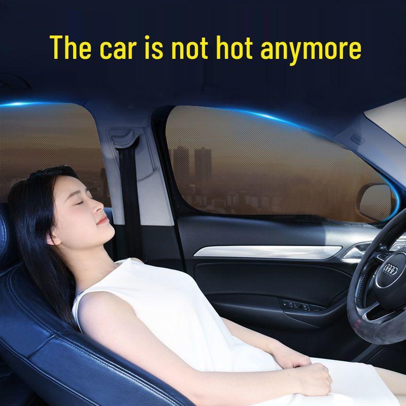 Car Sunshade & Mosquito Net: Heat Insulation Window Screen & Durable Sun Block 1 Piece Net for Rear Window