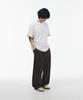 SIGNATURE Double-Tuck Wide Slacks [Deep Brown]