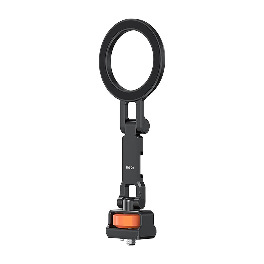 Magnetic Foldable Phone Stand 1 4 Screw and Cold Shoe Mount for Live Streaming Photography
