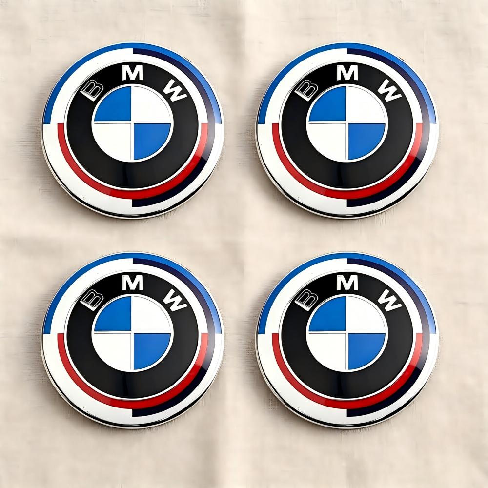 2026 Hot 100pcs 56MM 68MM Car Wheel Hub Center Cap Badge For BMW X1 3 X5 E70 E71 M3 F30 F20 F10 F11 G30 E36 E46 E53 E90 E91 E60 E61 E93