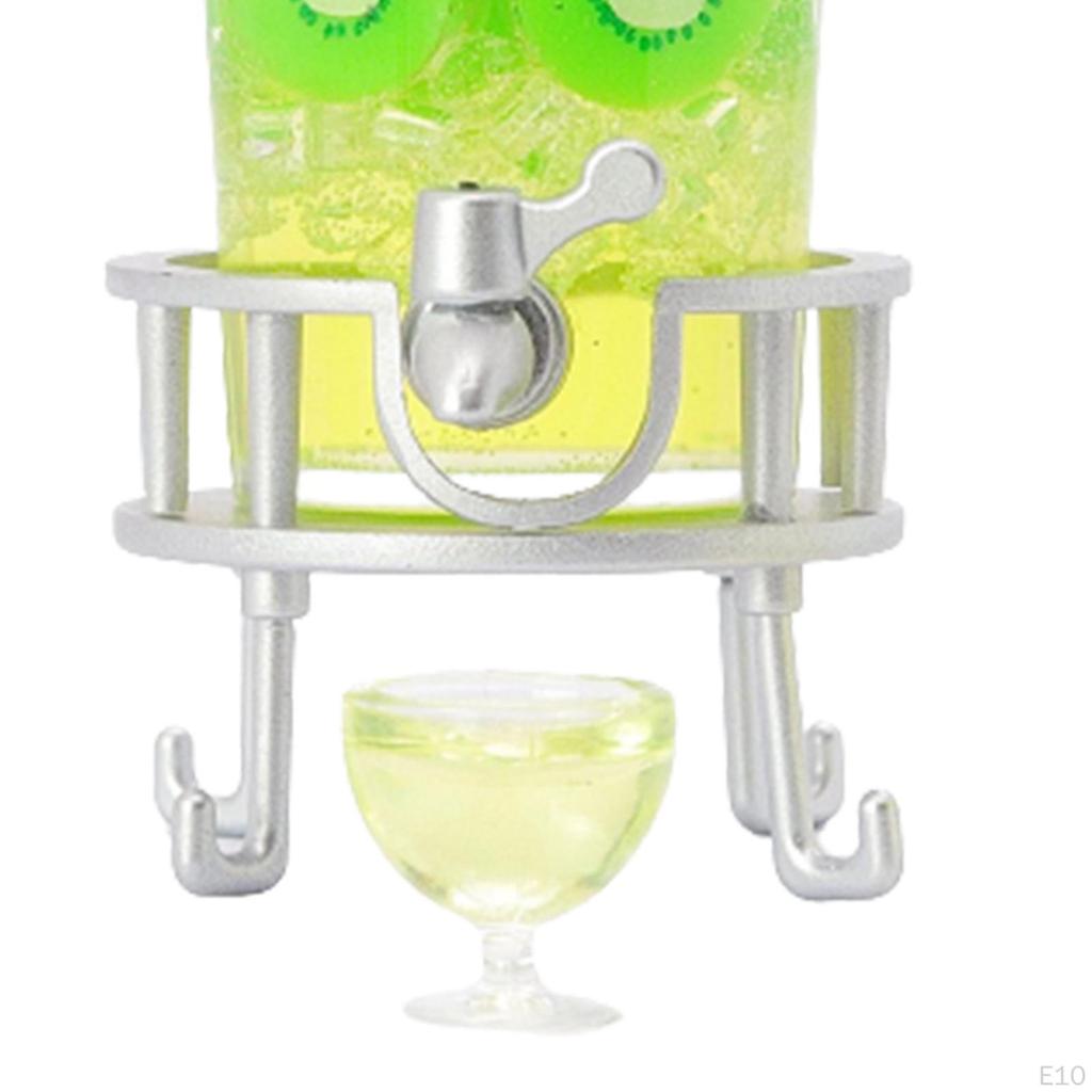 Doll House Drinks Buckets Set Simulation Juice Bucket Model Ornament Micro Landscape Dollhouse