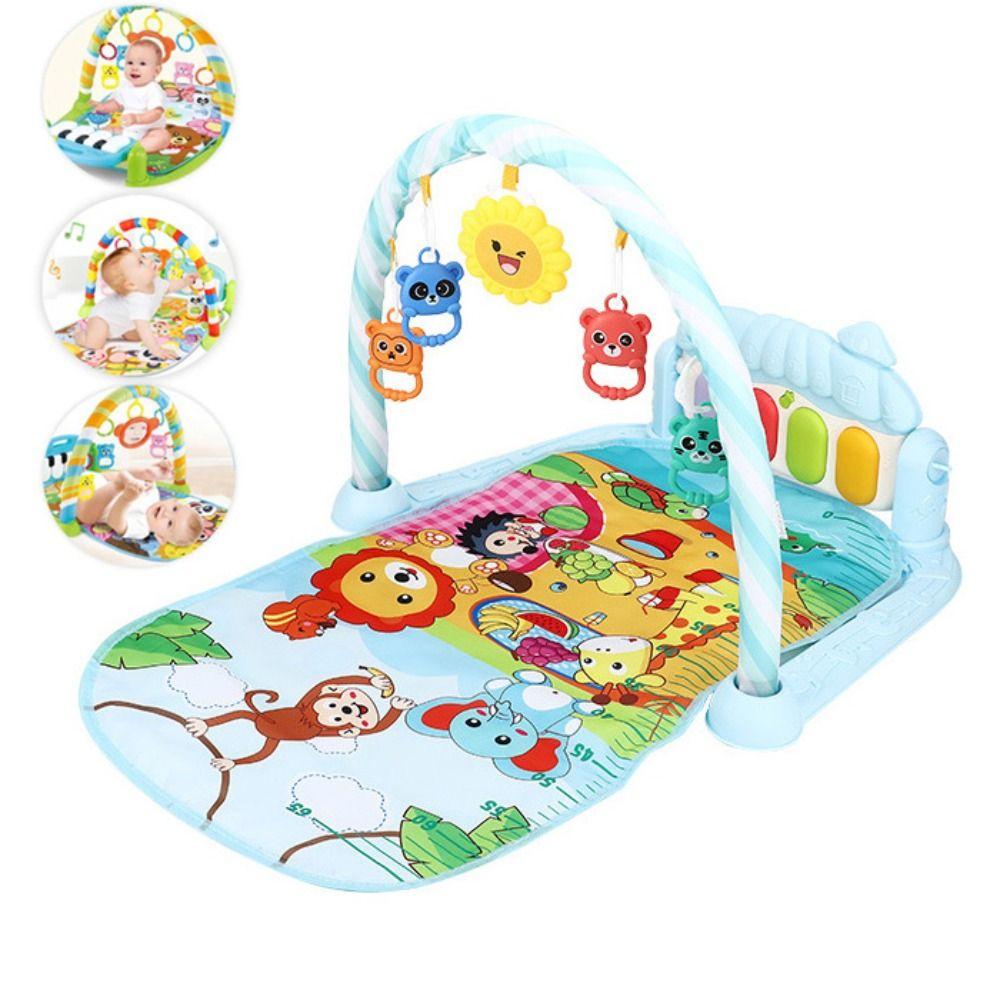Music Rack Newborn Activity Gym Toy Early Education Infant Crawling Blanket Pedal  Gifts