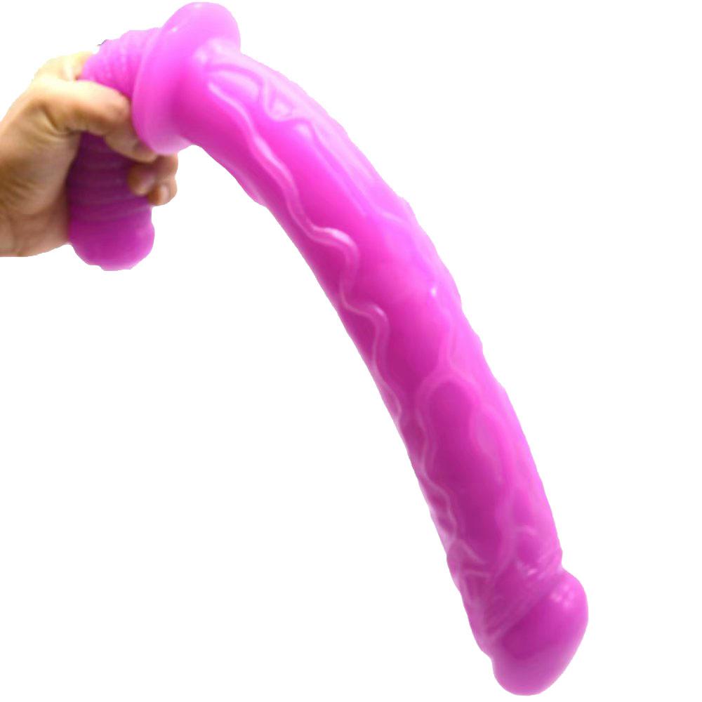 Bulky Dildo with Handle Dildo Long Masturbator Anal Plug Adult Sex Toys  Realistic Penis Monster Dick BDSM Fisting