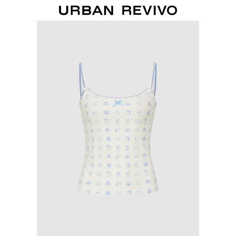 UR2026 Women s Contrast Print Slim Vest M