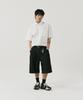 GNOK Cotton Oversized Short Sleeve Shirt [White]
