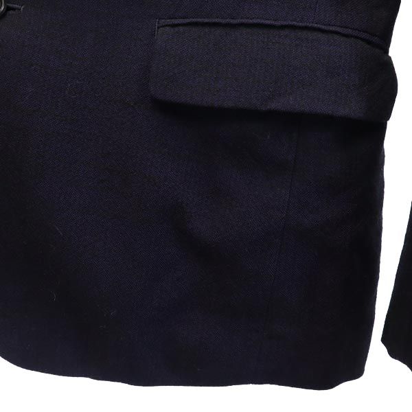ISSEY MIYAKE Wool linen blend tailored jacket 1 Navy made in Japan Men's Used