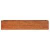 Raised Garden Beds Garden Raised Bed Rusty 240X80x45 Cm Corten Steel
