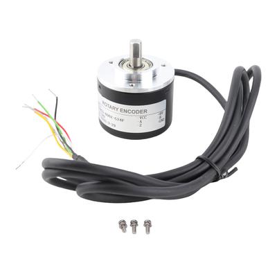 Roterande inkrementell givare 2 faser 50 mm ytterdiameter givare för dräneringsundersökning DC5-24V 360P R