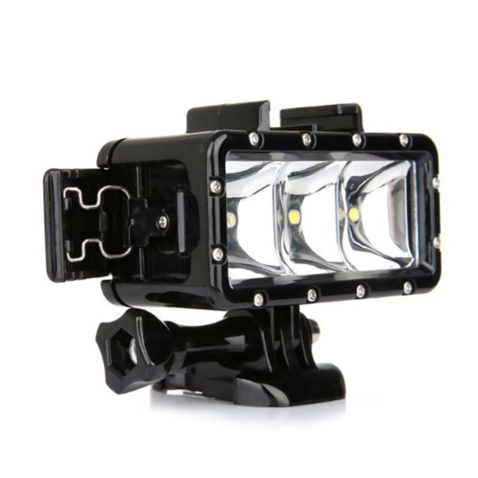 

Underwater Waterproof Case Diving Spot Light LED Mount For GoPro Hero 5 4 3+ 3 SJ4000 For Xiaomi Yi Camera 3 Lighting Modes 3LED United States