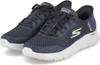 Skechers GO WALK Flex - New World (216505) темно-синий/лаймовый зеленый