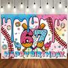 Six Seven Theme Party Decorations 67 Party Backdrop Party Accessories Hanging Flags Cake Toppers Ballons Decorations
