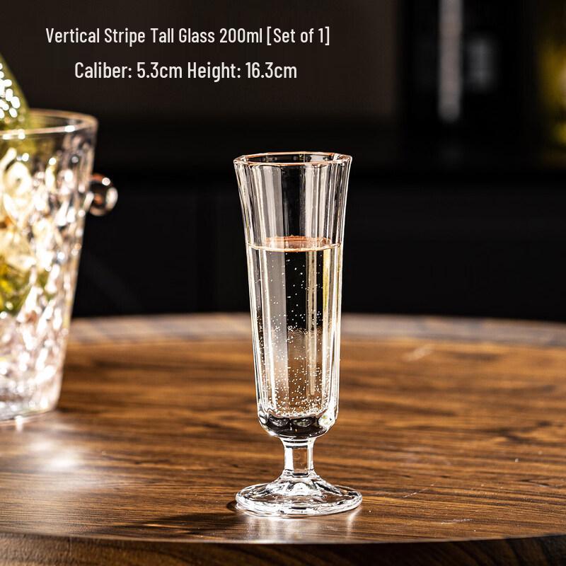 Crystal Star Champagne Flute Set