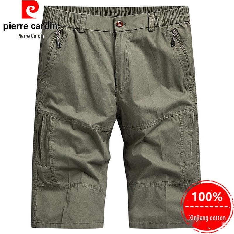 Pierre Cardin Men s Summer Cotton Seven-Point Cargo Pants 3XL