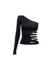 One-Shoulder Spicy Girl Long Sleeve T-Shirt - Spring Collection