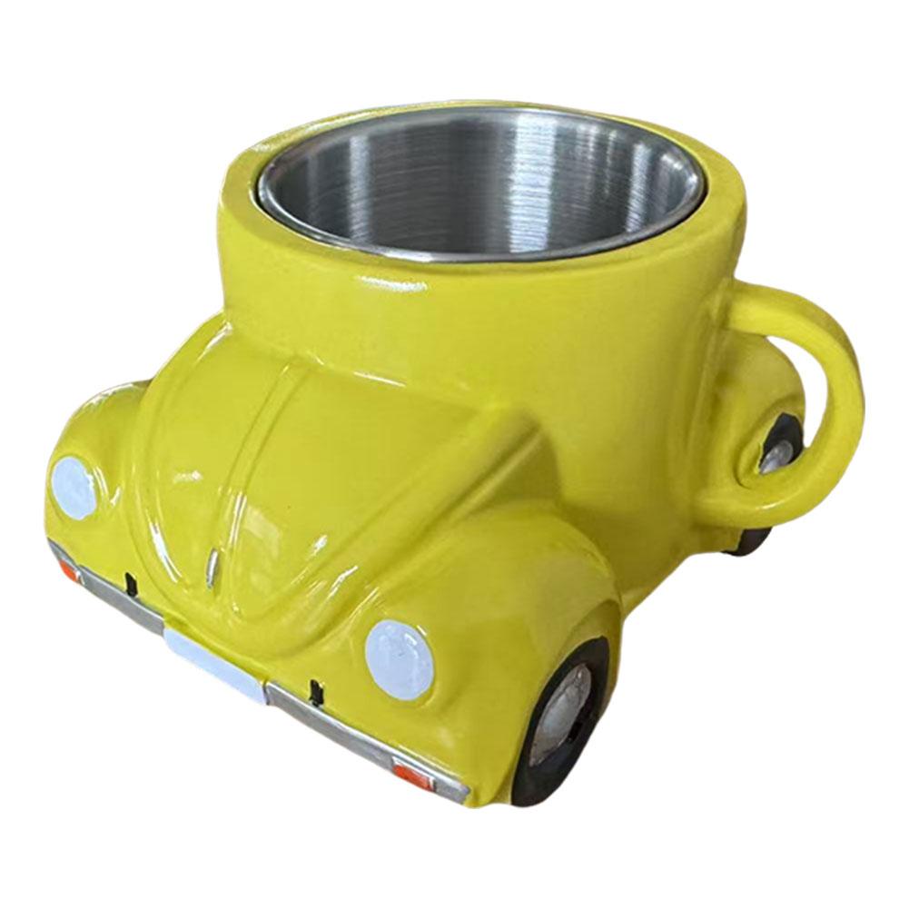 150ml Car Shaped Coffee Mug Stainless Steel Car Lovers Coffee Cup Novelty Drinkware For Men Boyfriend Dad Gifts