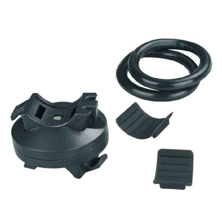 LED Flashlight Torch Clamps Bracket Bicycle Light Lamps Band-Strap Stand Holders