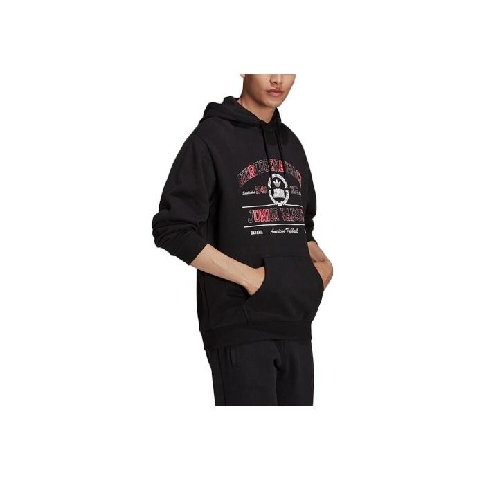 Adidas Originals Trefoil Hoodie Men Tops Black HF9218