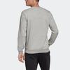 Adidas Printed Logo Crewneck Sweatshirt Men Sweatshirts Medium-Heather-Gray FL3925