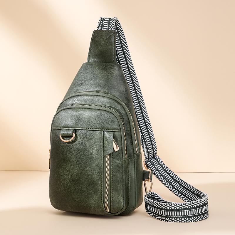 Kožená taška přes rameno Taška přes rameno Multifunkční voděodolná crossbody taška pro ženy