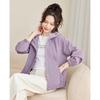 TERRE BLEUE Women's Hooded Short Windbreaker Jacket