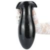 Black Dragon Egg Butt Plug - Large, Extra Thick Anal Dilator for Men and Women, Wearable Erotic Toy