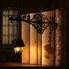 Ornamento per Scaffale Stile Vintage Stampato 3D Fantasma Libreria Luce LED Calda Lampada da Biblioteca con Silhouette Illuminazione Angolo Studio Accogliente Libro Decorativo