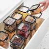 Dopamine Snacks Transparent Storage Jar for Candy, Grains, Tea, Candied Peel, Sugar, and Coffee Beans