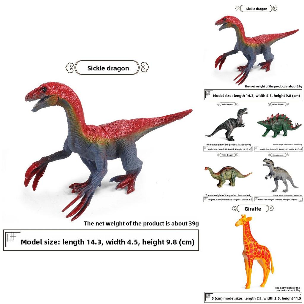 Dinosaur Figures Collection With Plastic Material For Kids Educational Decor And Playroom Display