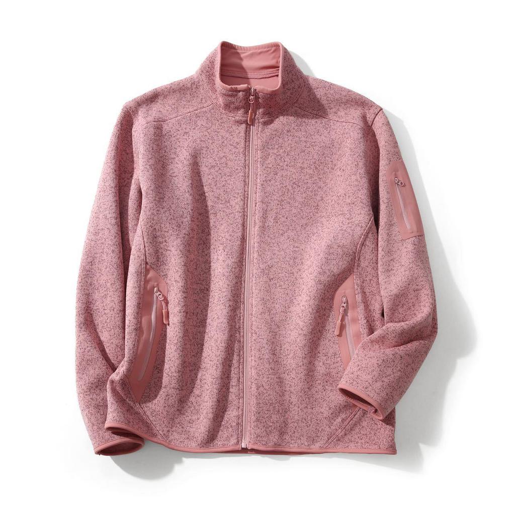 Bird Covert Stand Collar Fleece Jacket - Outdoor Sports & Leisure Wear