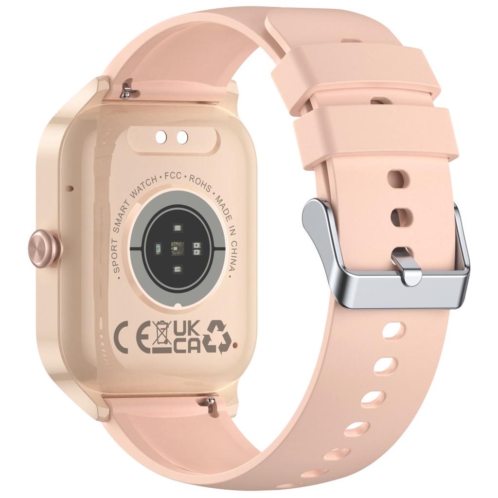 Rainbuvvy P125M Smartwatch 1.85inch TFT 240x284 BLE5.2 300mAh Bluetooth Calling Full Touchscreen Heart Rate Android Fashion Sports Watch