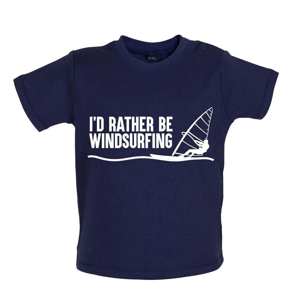 

I D Rather Be Windsurf - Kids T-Shirt / Bodysuit - Wind Surf Water 100