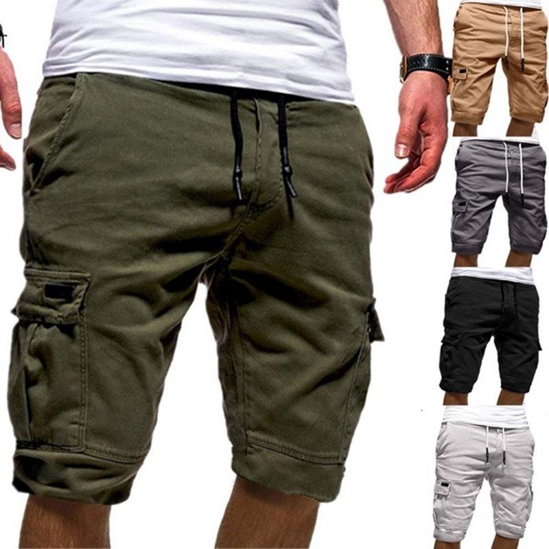 Mens Cargo Shorts Pants Summer Casual Jogger Sport Army Combat Training Trousers
