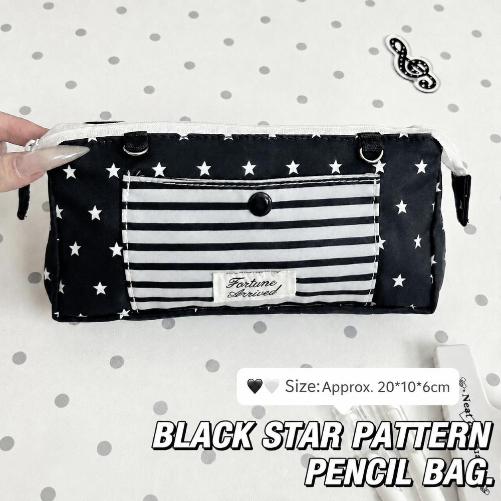 Multi-Layer Pencil Pouch Large Capacity Pen Bag Korean Style Stationery Pouch Gift