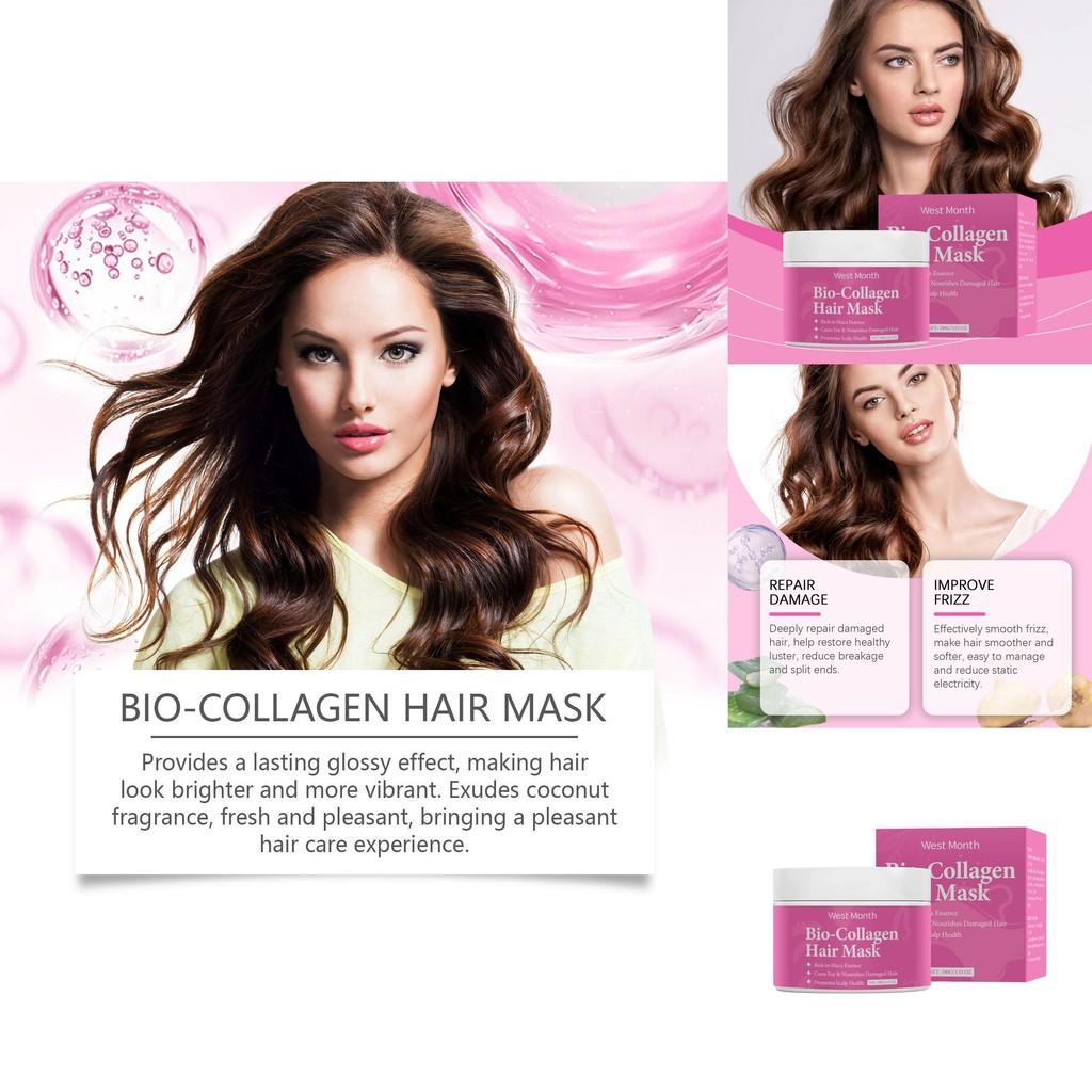 West Month Collagen Hair Mask Gentle Nourishing Moisturizing Treatment For Soft Hair