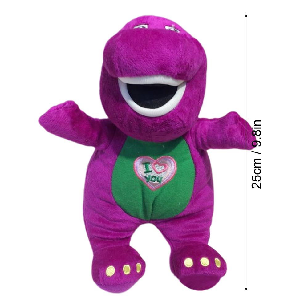 25cm Barney Dinosaur Plush Toy Anime Stuffed Animal Monster Dinosaur Horror Doll Plush Pillow children Birthday Christmas Gifts
