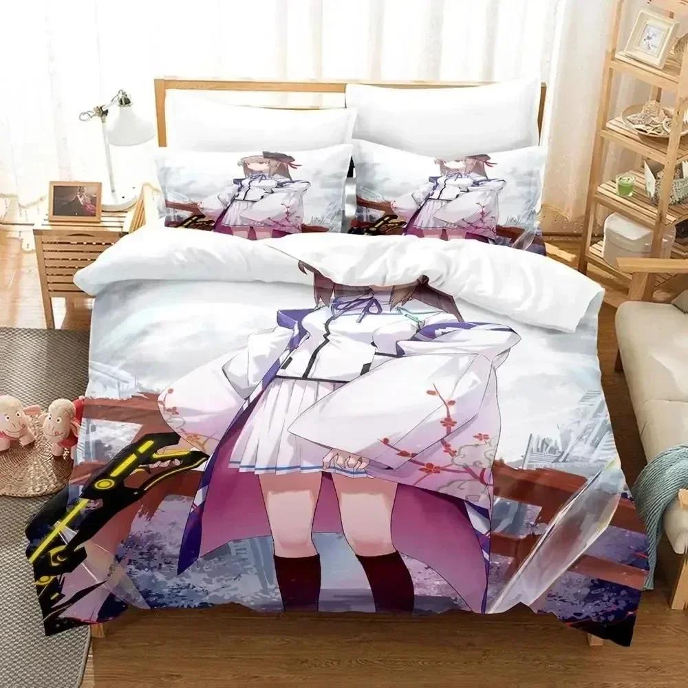 Comforter Top 3D Print Anime Heaven Burns Red Bedding Set Bed Set Comforter King Queen Size Boys Adult