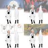 Bílý kostým Ducha pro děti s elegantními rukavicemi, ideální pro halloweenské oslavy