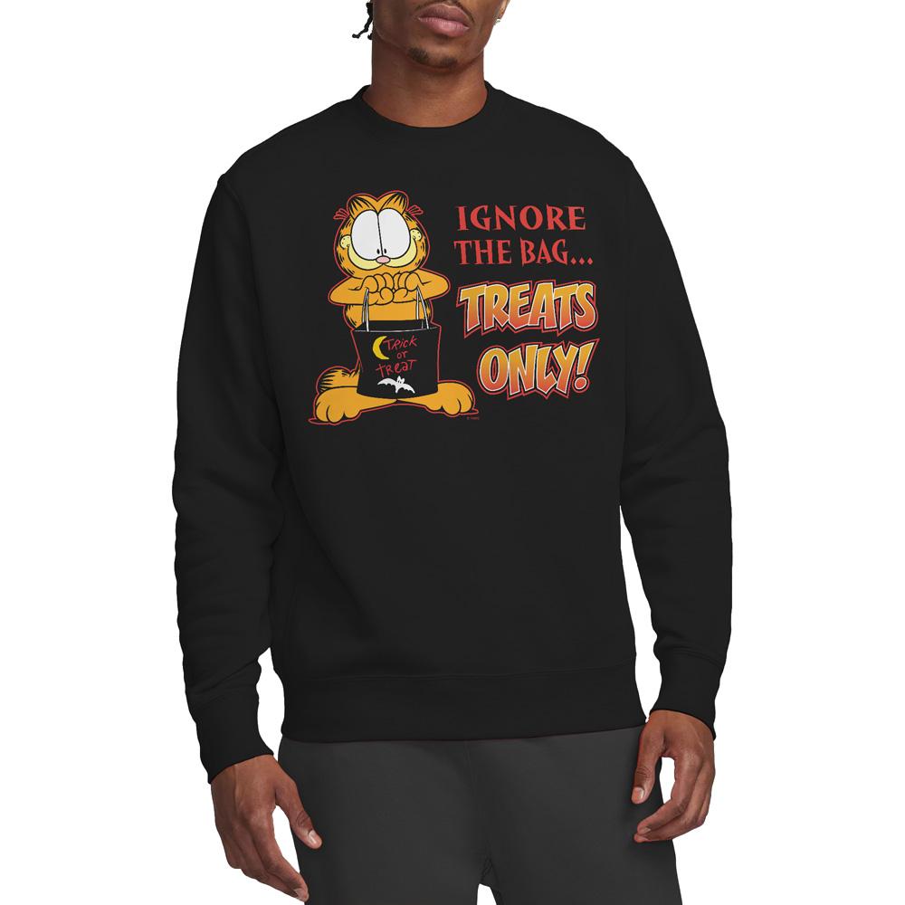 Garfield Unisex Adult Treats Only Sweatshirt