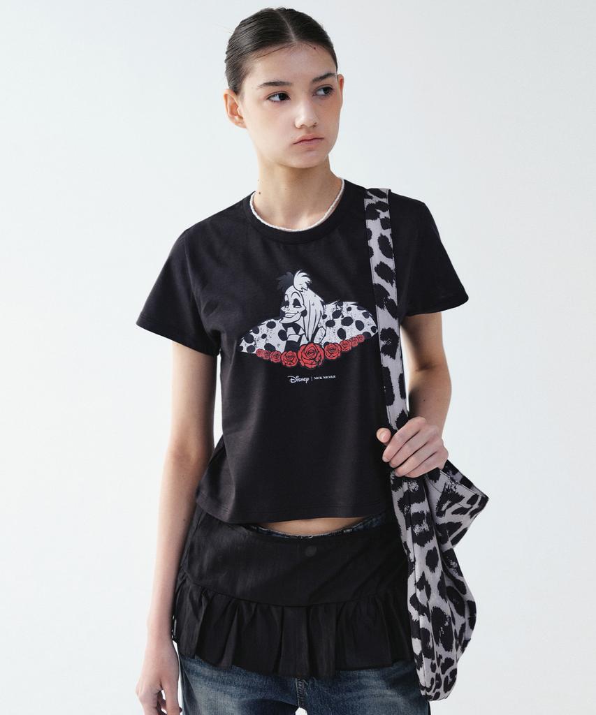 Nick&Nicole Leopard Twoway Square Bag_Black