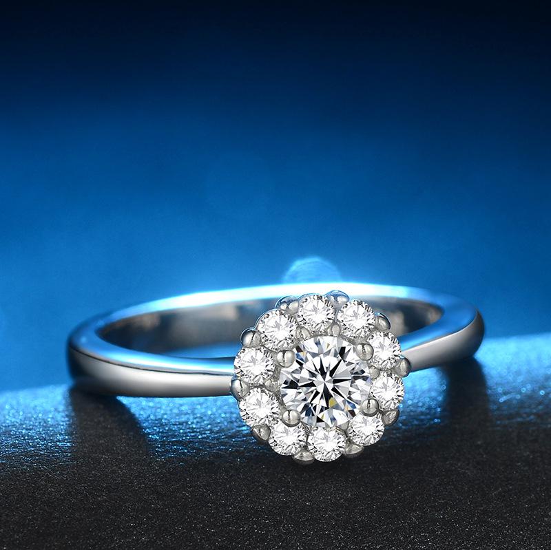 Custom Flower Ring - Elegant European & American Style Jewelry for Women