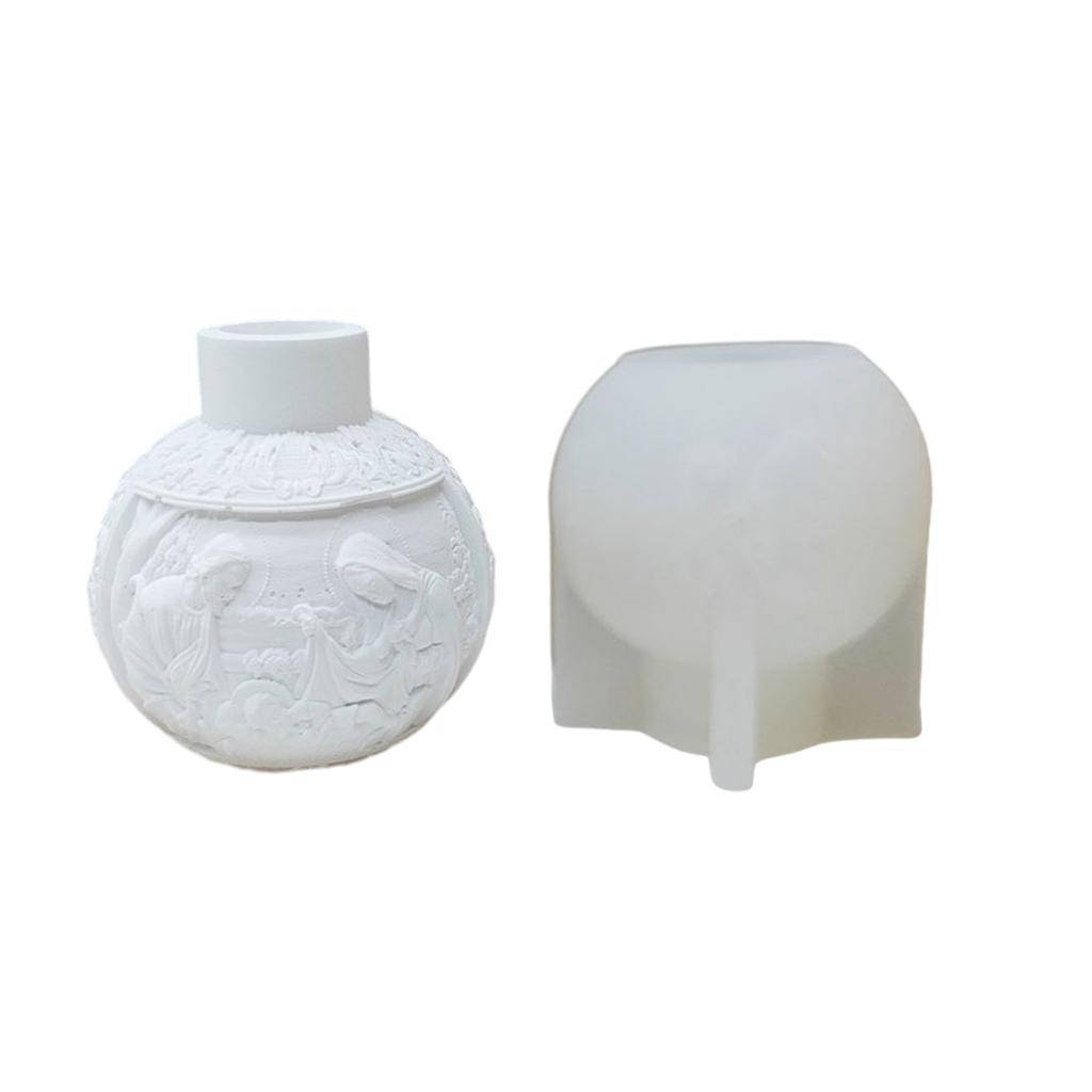 Modische, stabile Silikonform, tragbares Zubehör für kugelförmige Kerzenhalter, einfach zu verwenden, mehrere Größen, für den täglichen Gebrauch.