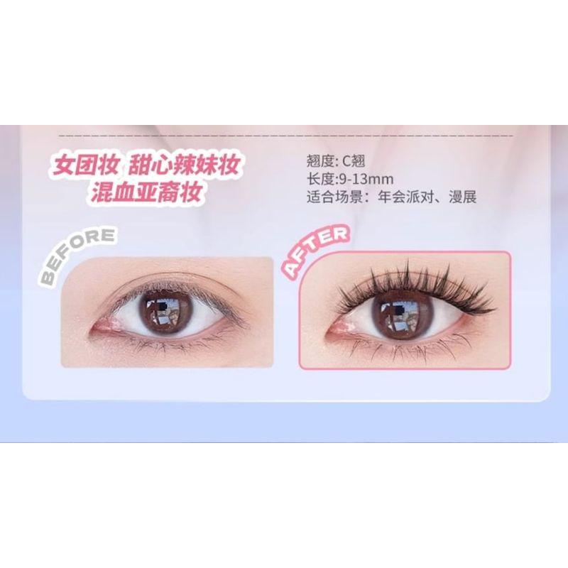 Mogugu - Doll Eye Volumen Kleberfreie Büschel Falsche Wimpern