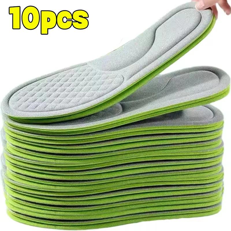 5D Měkké ortopedické vložky z paměťové pěny Deodorizační vložka Boty Sportovní Absorbují pot Prodyšné Antibakteriální Botní doplněk