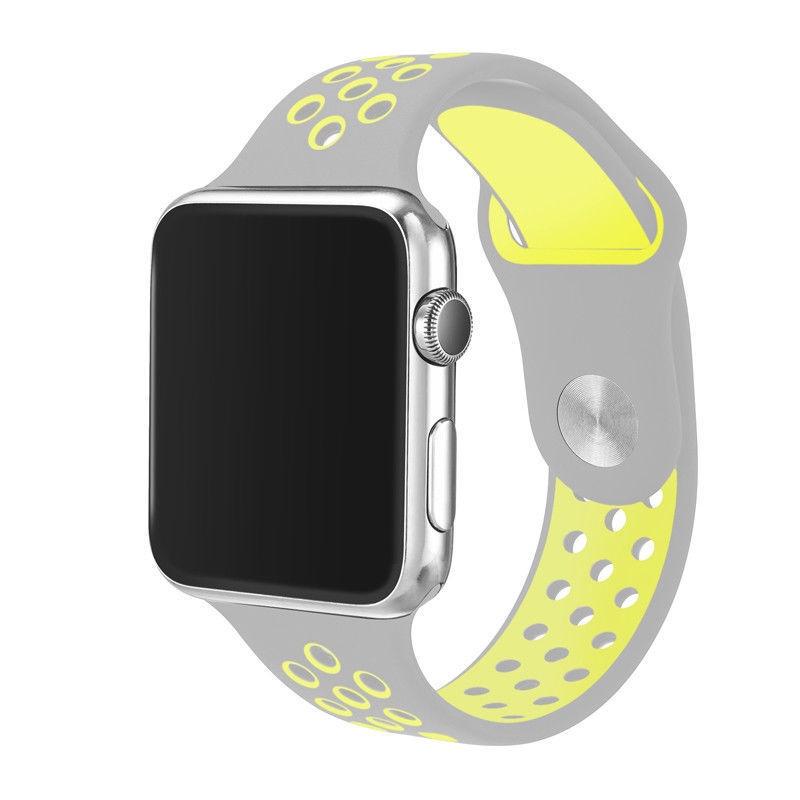 Replacement Sports Silicone Strap Watch Band For Apple Watch Iwatch 38mm 42mm