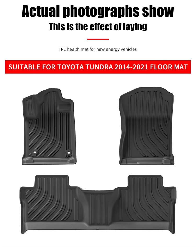 2021-2024 Toyota Tundra LHD TPE Car Floor & Rear Bucket Mat
