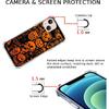 Witchy Halloween Skull Case Compatible with iPhone 13, Spooky Halloween Pumpkin Case for iPhone 13, Cool Cute TPU Bumper Phone Case Cover
