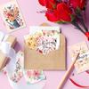 Pack Of 12 Beautifully Designed Mother's Day Greeting Cards Colorful Postcards Set with Envelopes Party Decorations