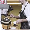 2Pcs Stable Basket Coffee Filter Coffee Strainer for 4/6/8 Cup Coffeemakers Reusable Coffee Machine Strainer Mesh Brewer Tool